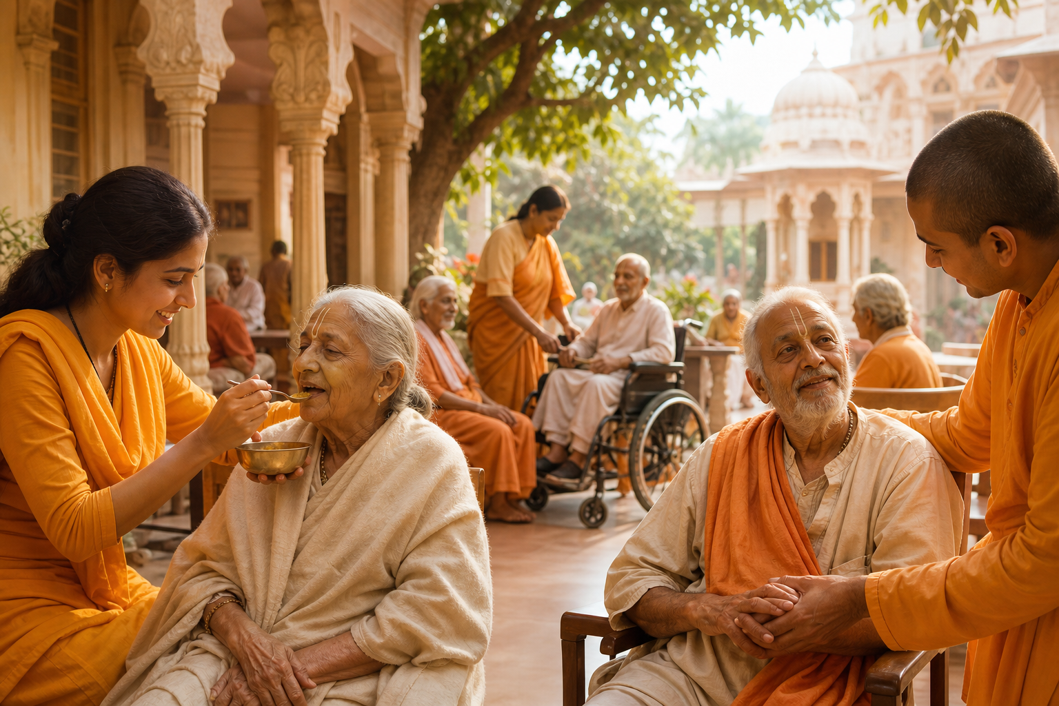 Vridh Ashram Seva - RPBFT Trust seva